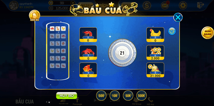 Bầu cua online đang được rất nhiều game thủ ưa chuộng nhất