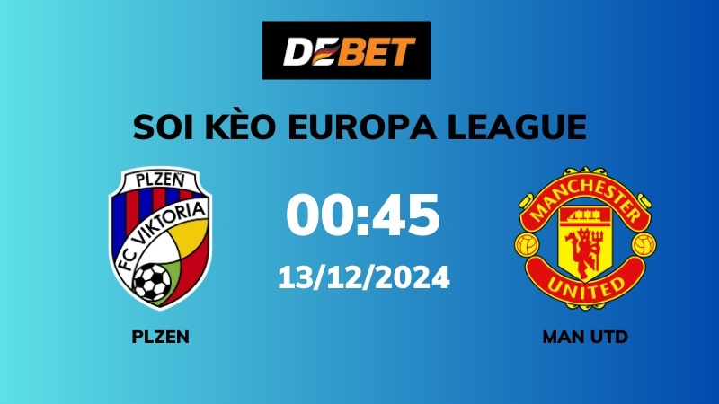 Soi kèo Viktoria Plzen vs Man Utd – 00h45 – 13/12 – Europa League