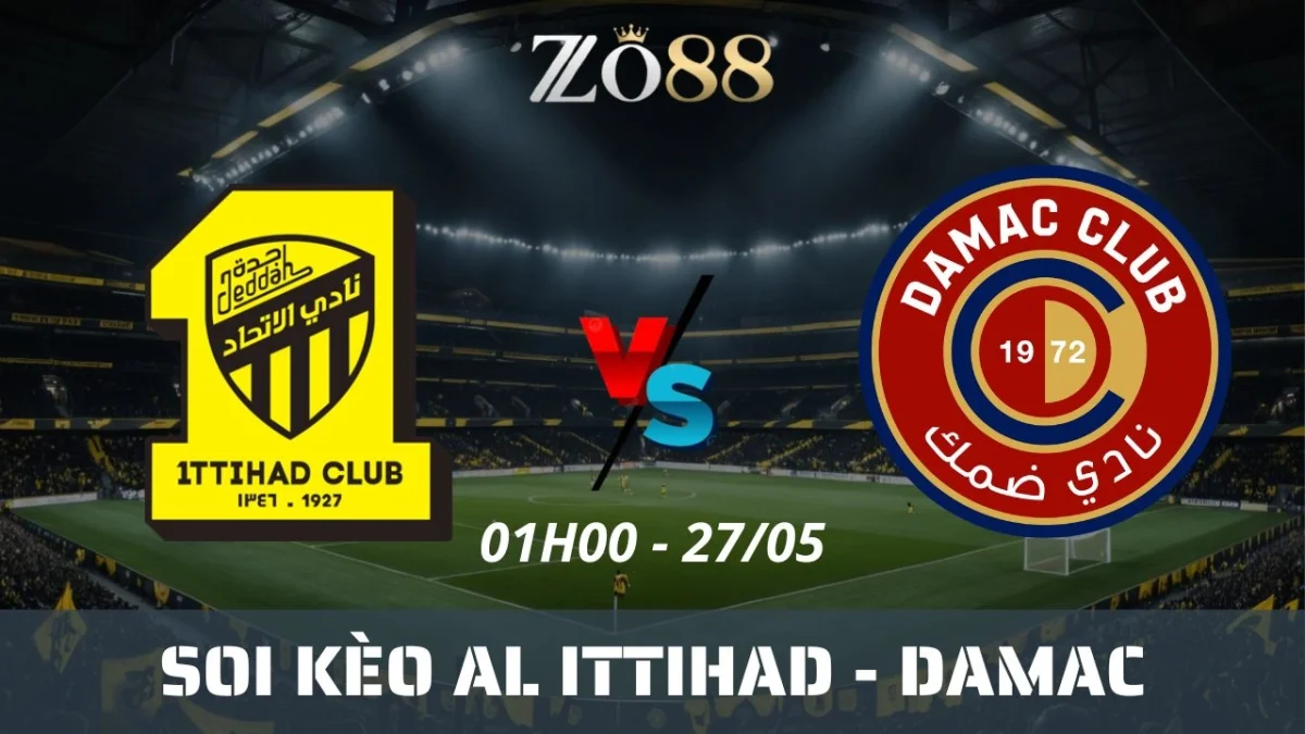 Soi kèo nhà cái Al Ittihad vs Damac, 27/05/2025 01h00 Saudi Pro League