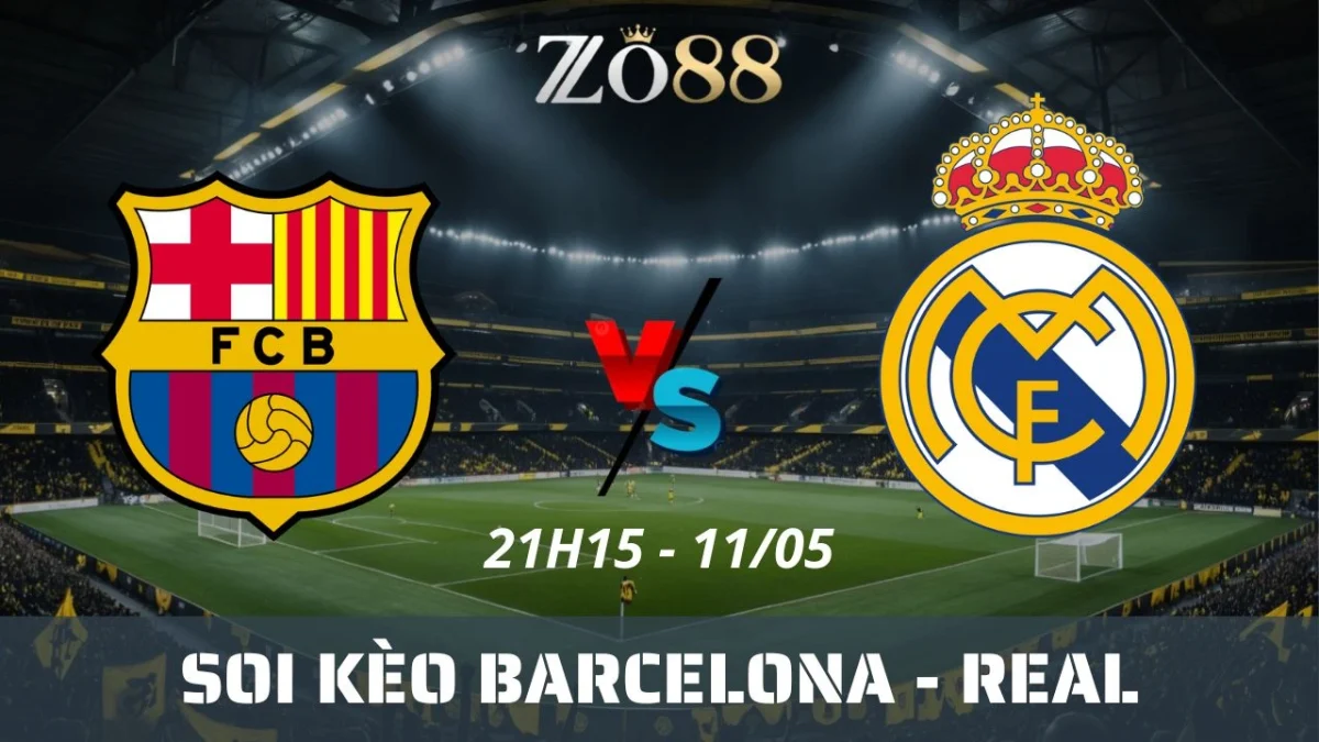 Soi kèo nhà cái Barcelona vs Real Madrid, 11/05/2025 21h15 La Liga
