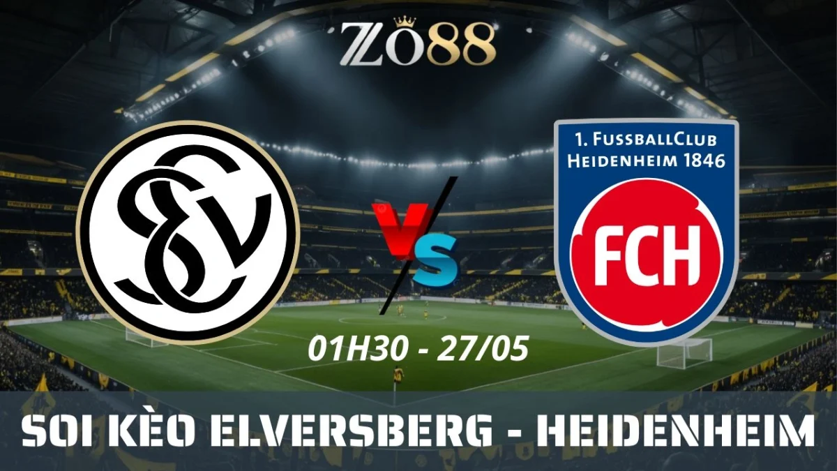 Soi kèo nhà cái Elversberg vs Heidenheim, 27/05/2025 01h30 Bundesliga