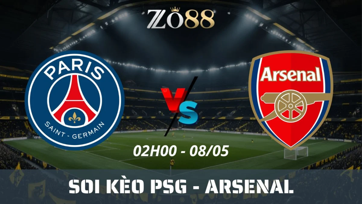 Soi kèo nhà cái PSG vs Arsenal, 08/05/2025 02h00 Champions League